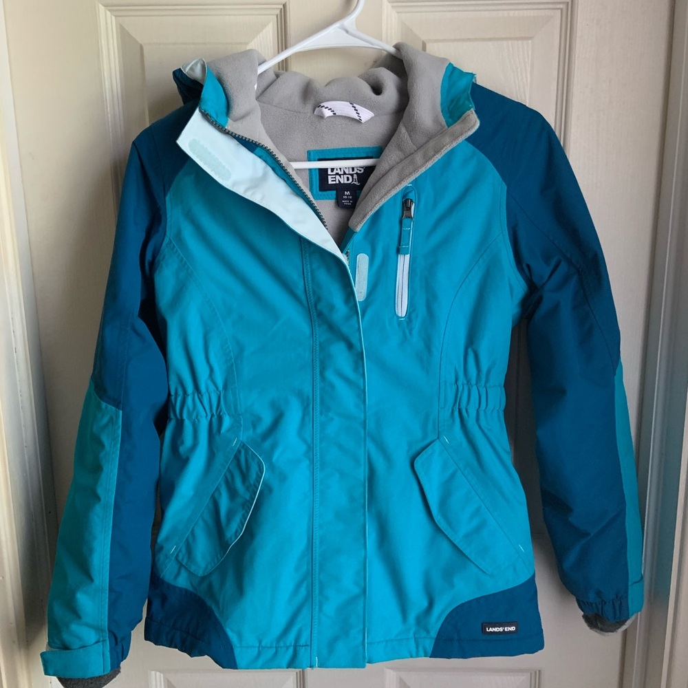 Girls Lands End Ski Coat -medium